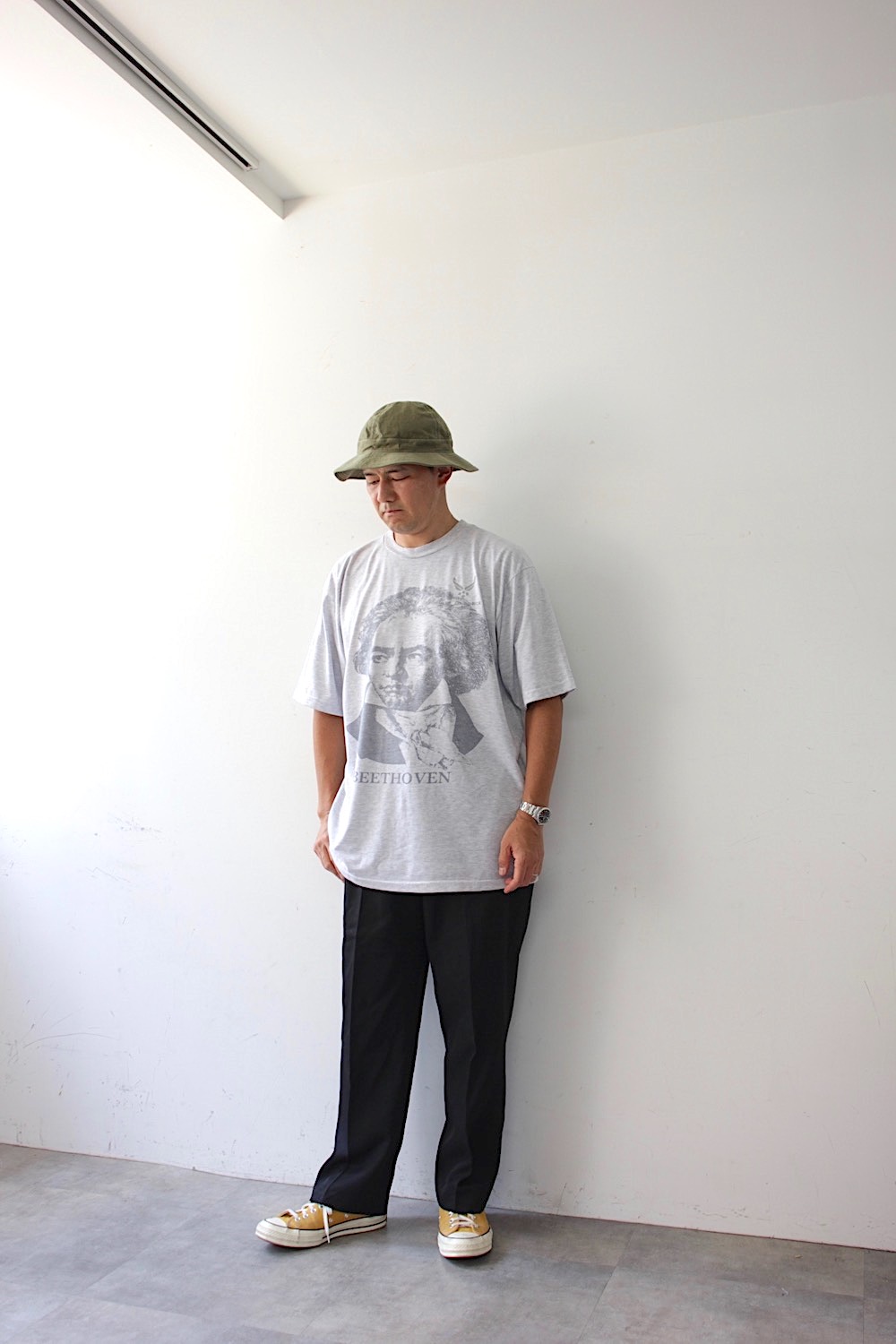 BEETHOVEN ARMY T SHIRT RARE BODY-OIKOS 毎日を楽しく豊かに