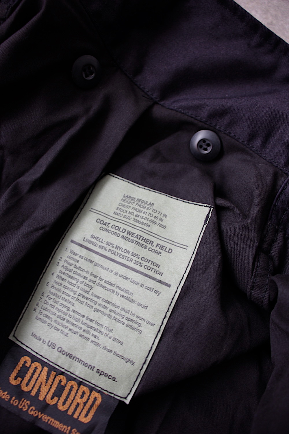 DEAD STOCK BEYOND CLOTHING L6 GORE TEX JACKET X LARGE POST 78 ONLINE STORE