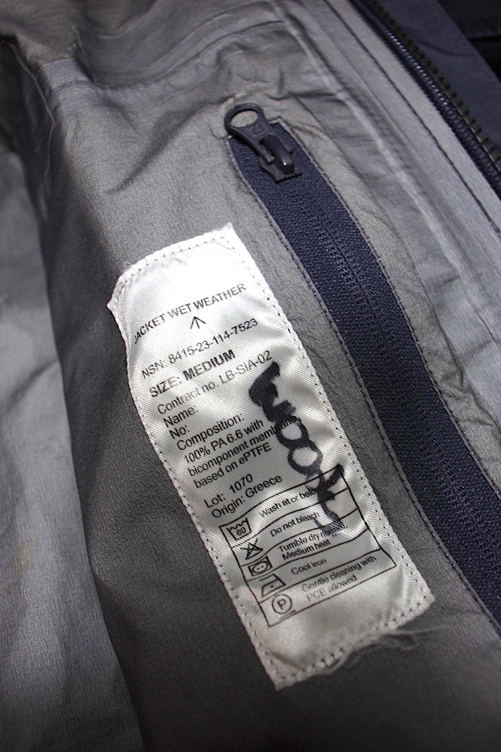 s*n様 極美品 M イギリス軍 gore-tex royal navy sia Royal Navy Goretex Jacket Waterproof Weather Military