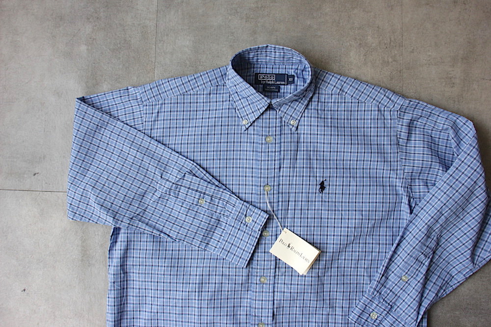 古着 90s Ralph Lauren 「BLAIRE」 マルチ チェック ヘビー