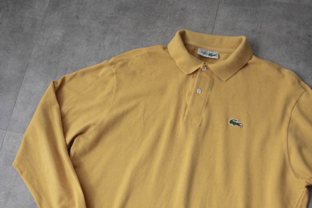 70s 80s フランス製 フレンチラコステ Lacoste 半袖 ポロシャツ