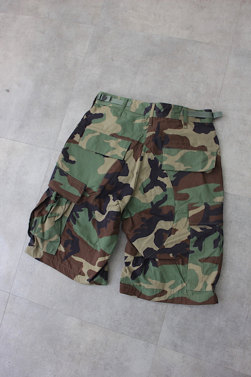 プロッパー ウッドランド迷彩 ボトム アメリカ製 SMALL-SHORT 中古 全国通販】DEAD STOCK 80s US ARMY