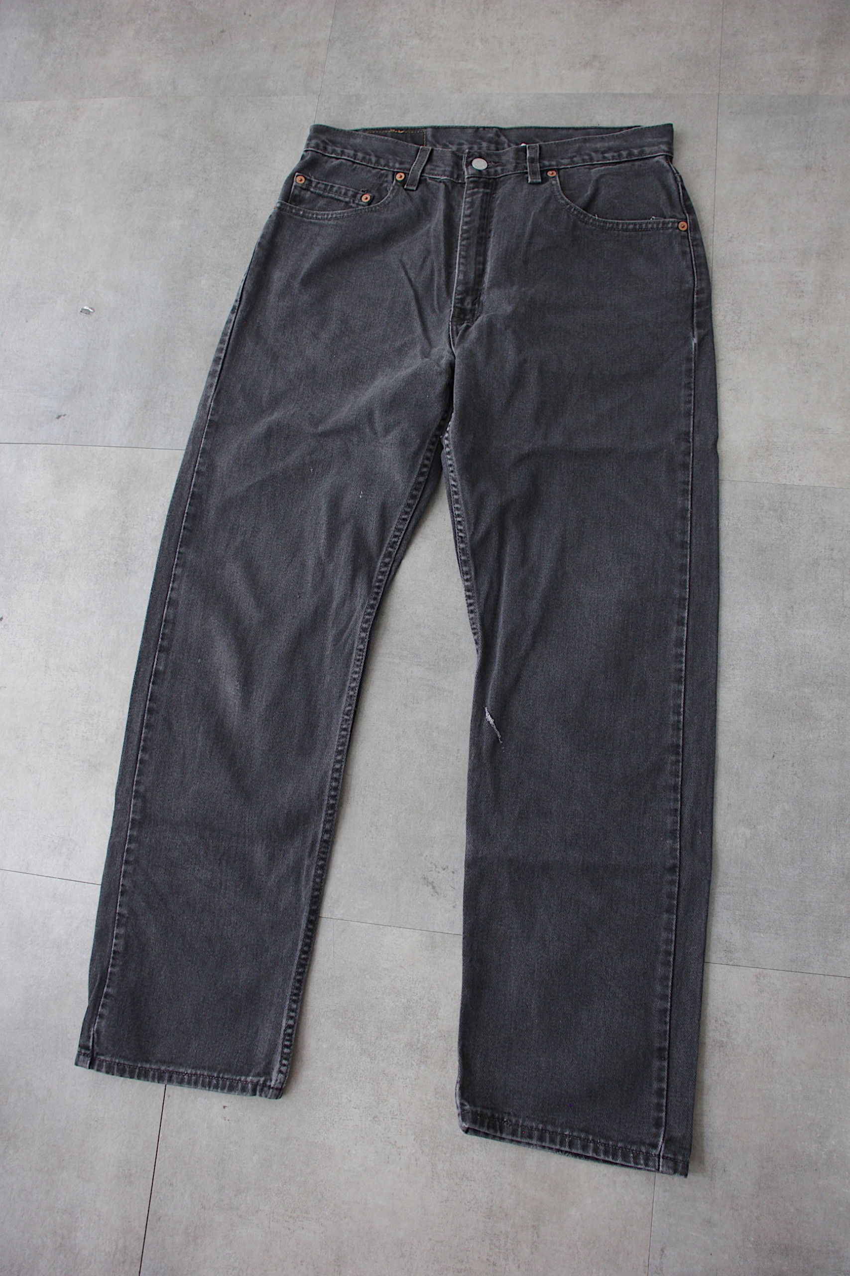 「神サイズ」 Levi’s 505 ブラックデニム 36×30 00s サルファ 神サイズ」 Levi's 505 ブラックデニム 36×30 00s サルファ