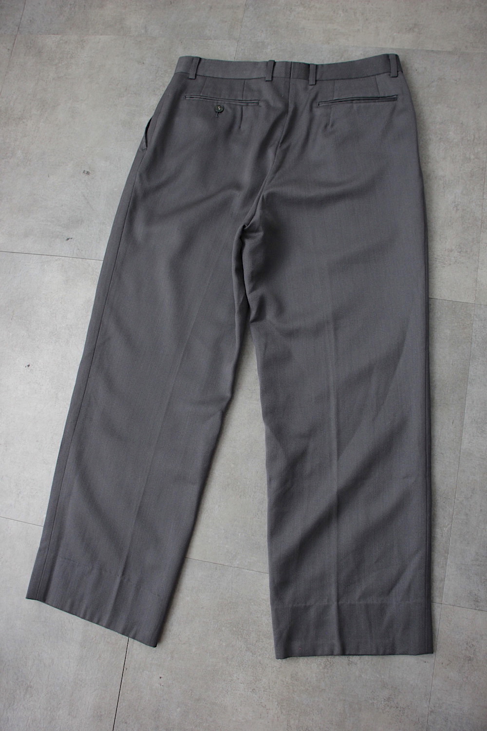 【Christian Dior】希少90s新品ツータックサマーウールスラックス 古着 80年代 クリスチャンディオール Christian Dior MONSIEUR