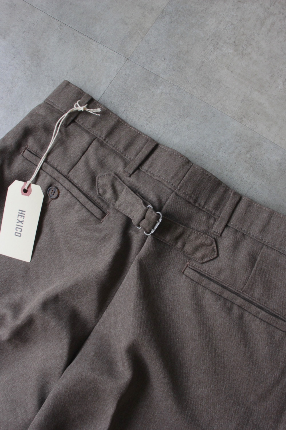 HEXICO ヘキシコ　DRAWSTRING PANTS HEXICO ヘキシコ Drawstring Pants By Orslow
