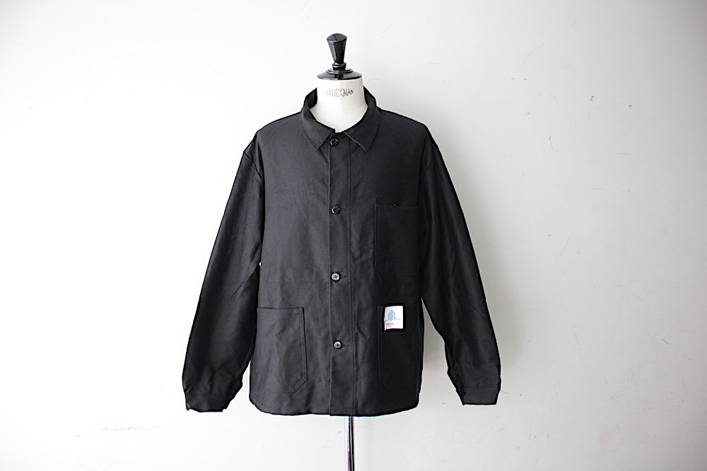 【最終値下げ】40s フランス　ブラックモールスキン 40s France Vintage OKOK Black Moleskin Jacket |