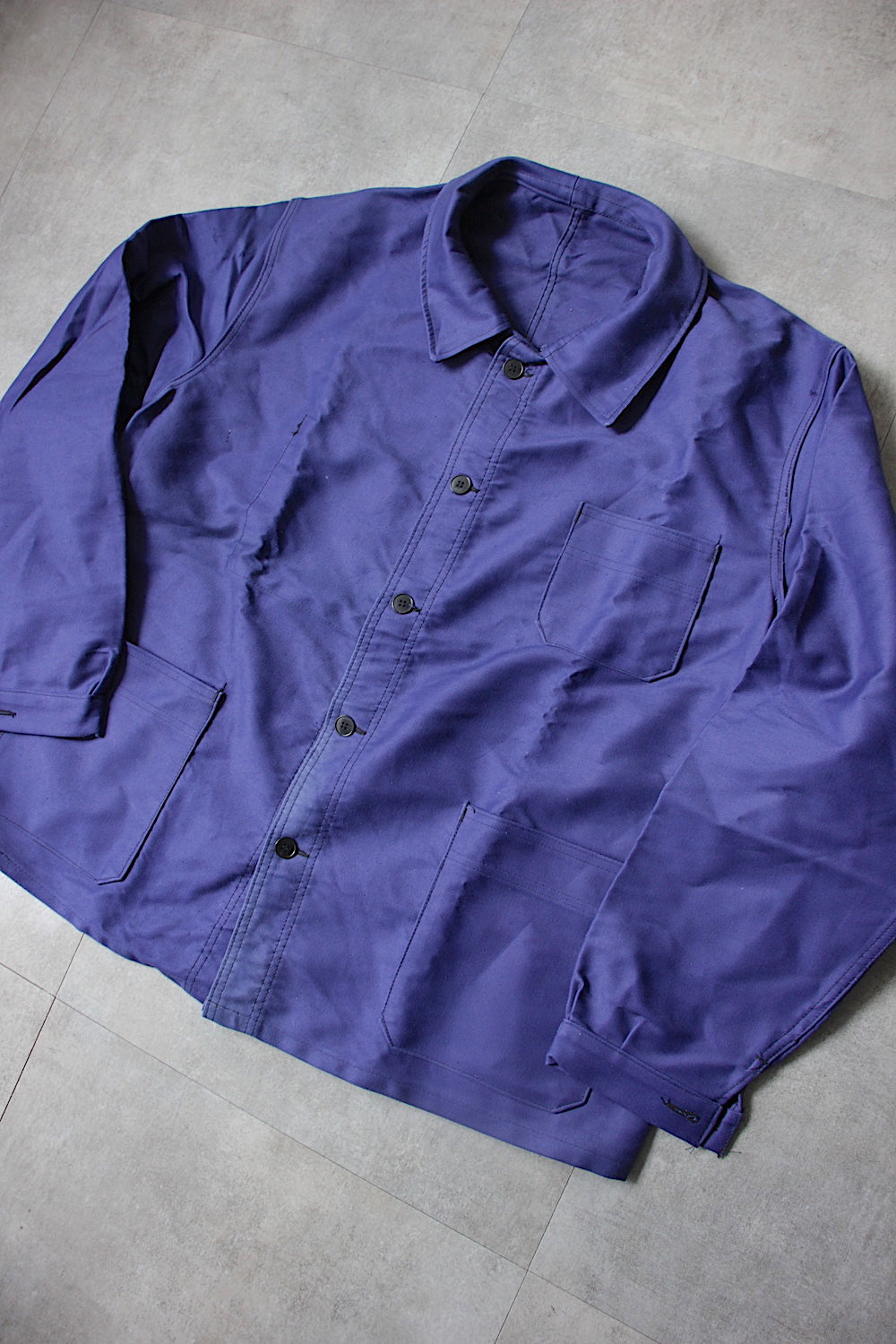ジャケット・アウター French Work JKT Moleskin Cotton Twill 全国通販】VINTAGE 40-50s FRENCH WORK