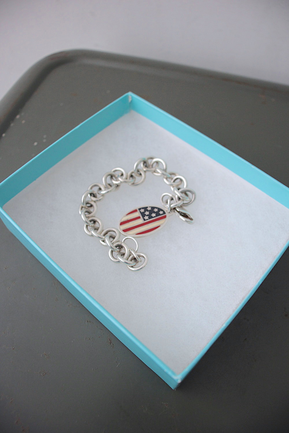 全国通販】【VINTAGE】01s Tiffany and Co “American Flag Bracelet