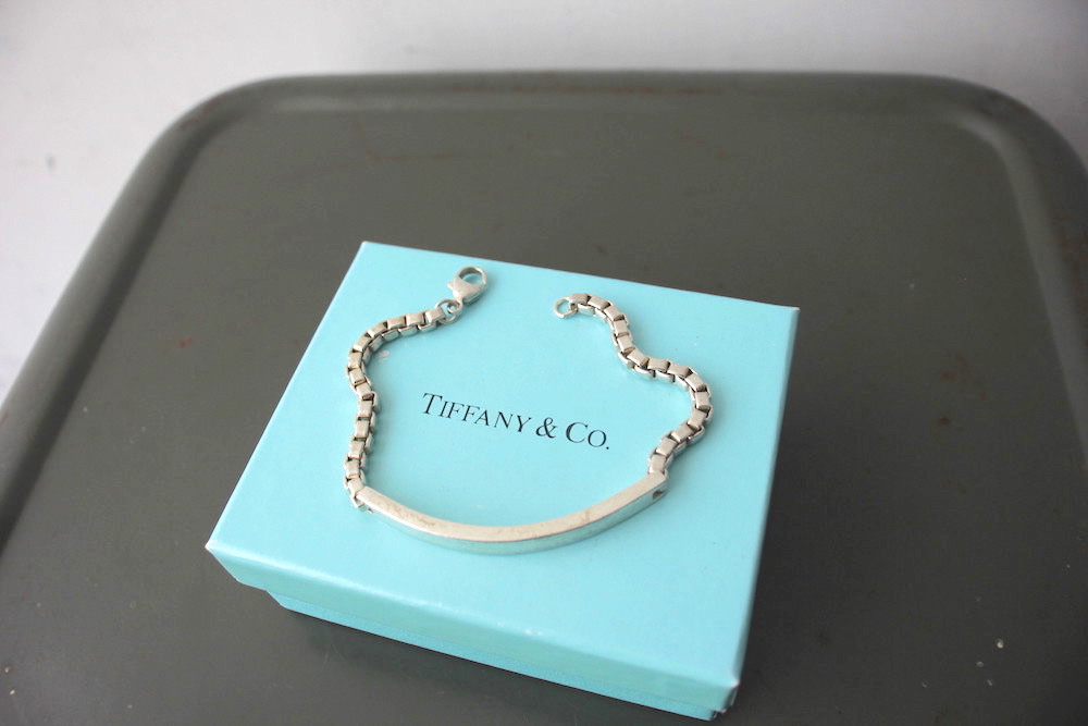 全国通販】【VINTAGE】 00s~ Tiffany and Co ”ID Plate Venetian Chain